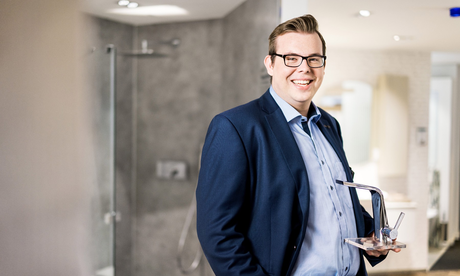 Portrait f&uuml;r das Recruiting des Hamburger Sanit&auml;r-Spezialisten Peter Jensen