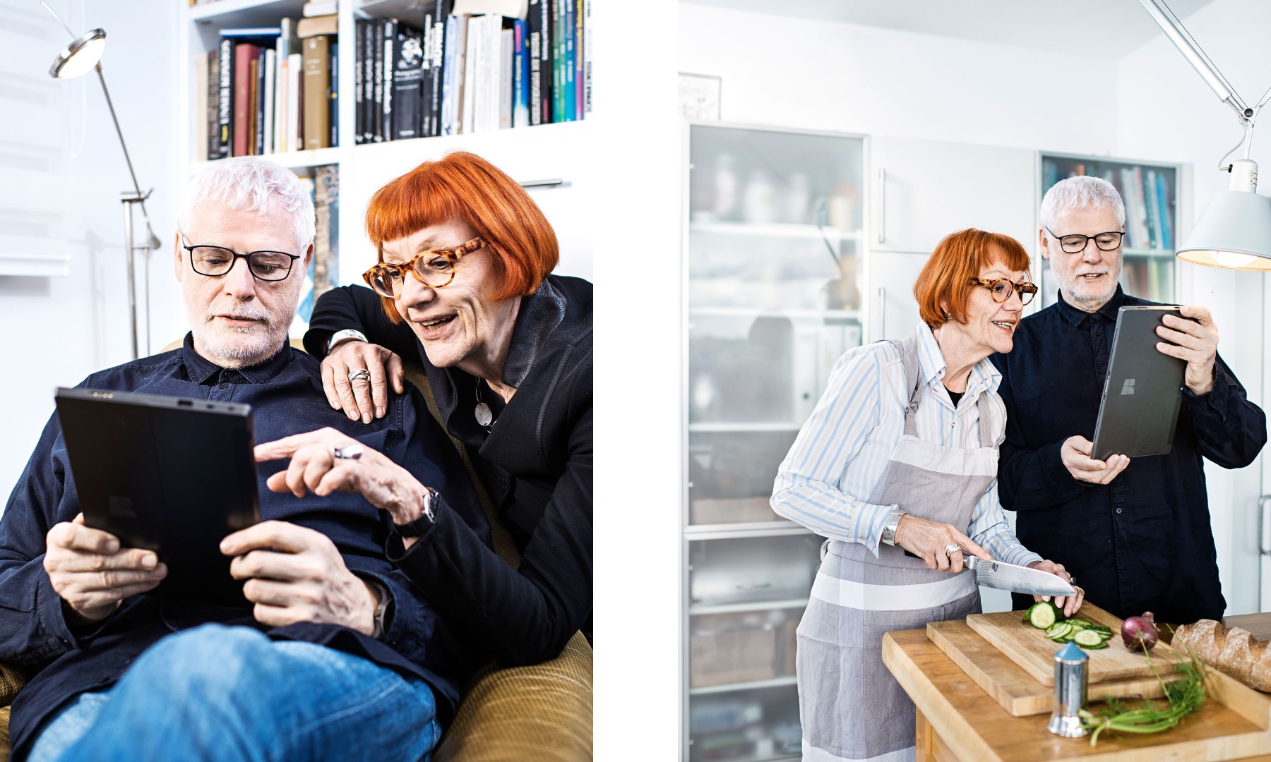 pensioners with digital media for Unity Media