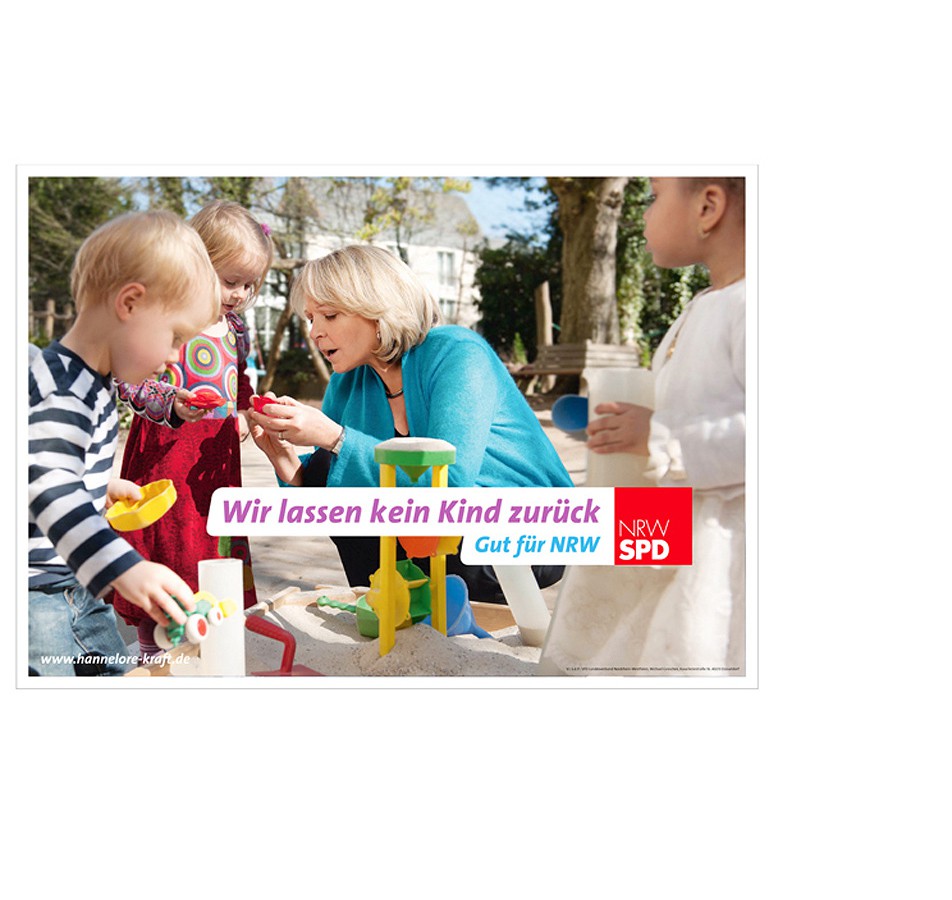 Wahlplakate 2012 Hannelore Kraft, NRW SPD / Düsseldorf