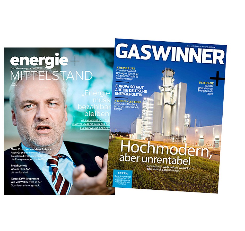 Verschiedene Kundenmagazine