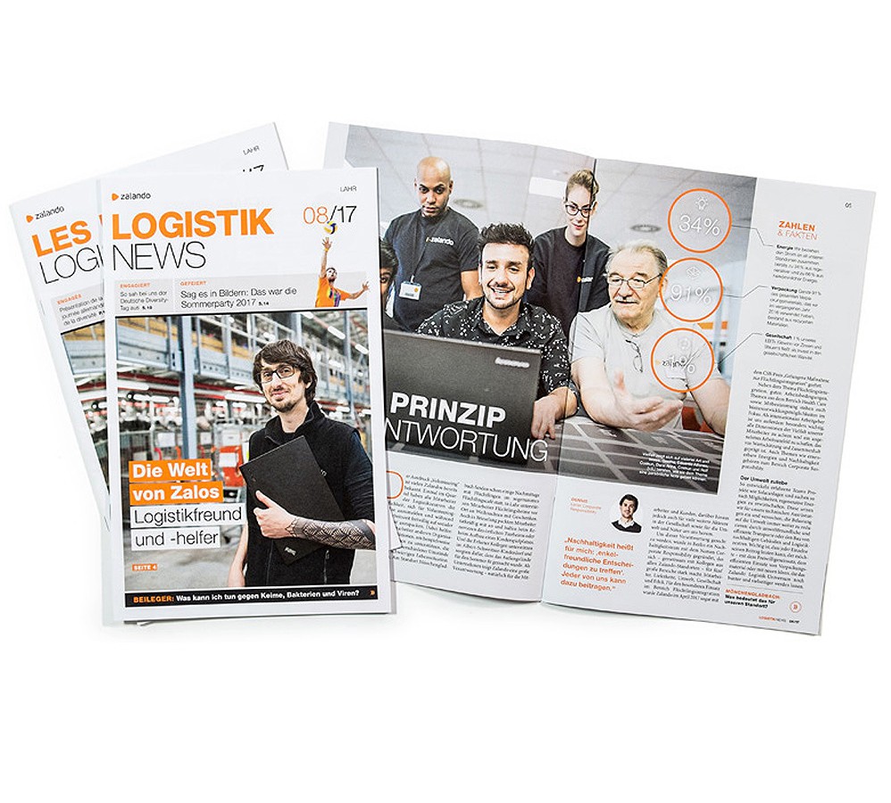 Mitarbeiterzeitung Zalando / Berlin