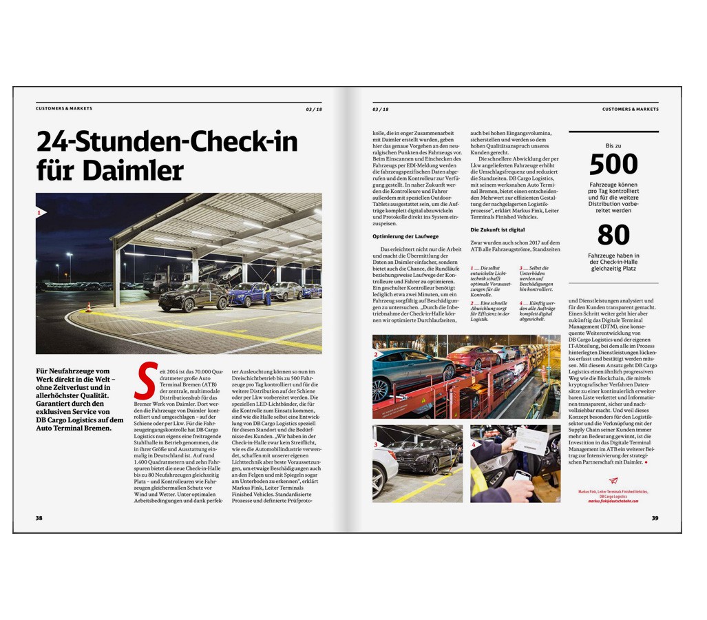 railways DB Cargo - Kundenzeitschrift / Mainz