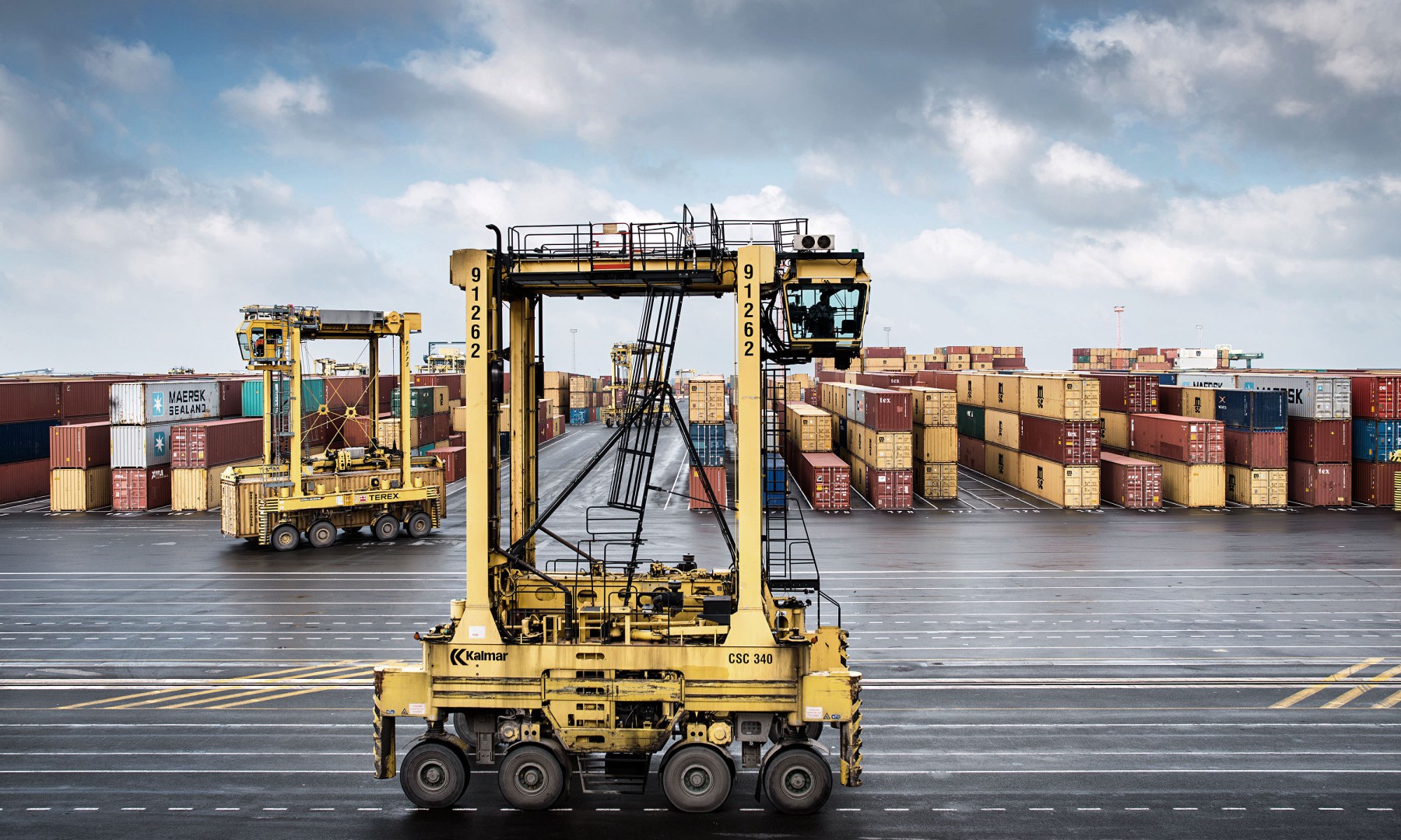 Im Hafen von Antwerpen