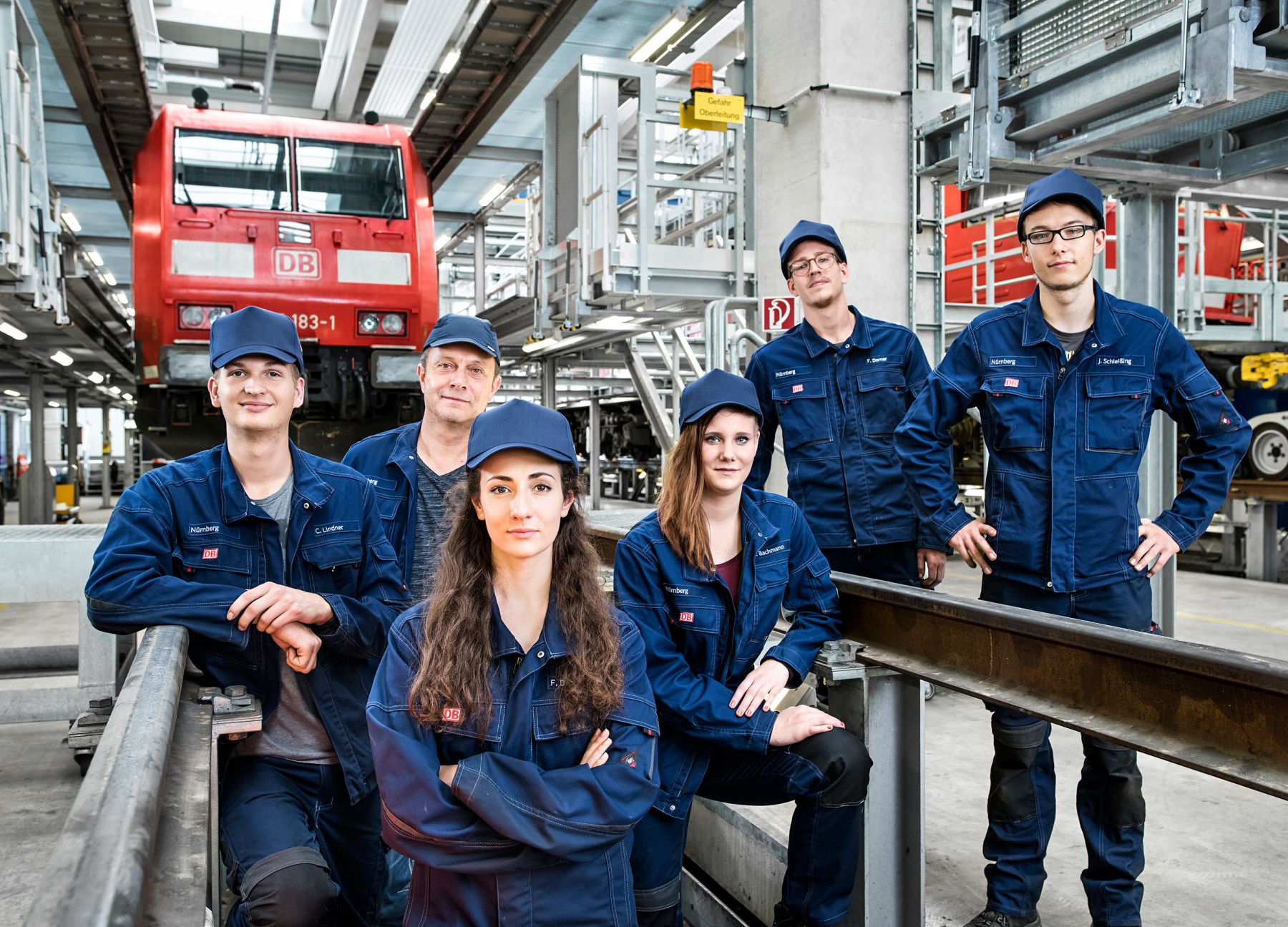 DB Cargo Auszubildende, N&uuml;rnberg