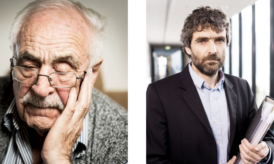 Werner Christukat und Frank Scheulen, beteiligt an einem Kriegsverbrecherprozess für Der Spiegel