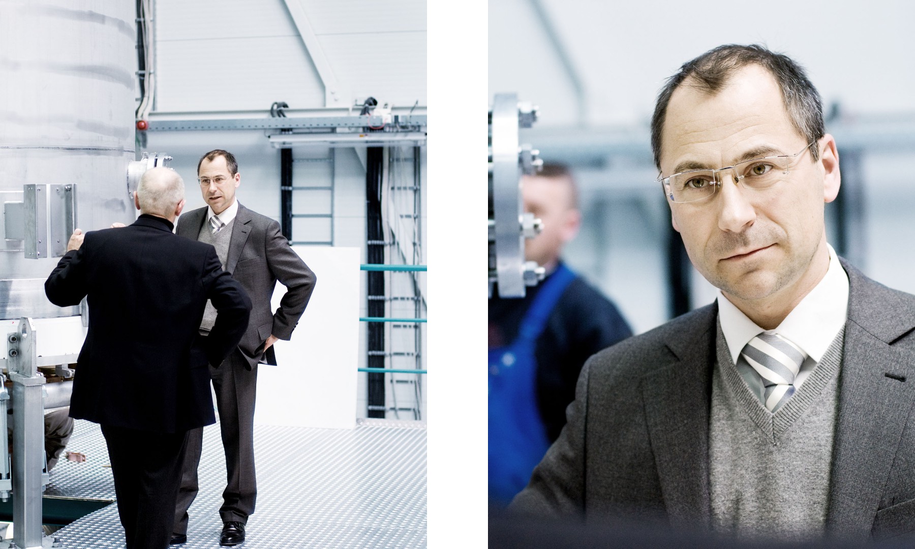 Robert M. Hartung und Dirk Stenkamp, CEO Centrotherm AG