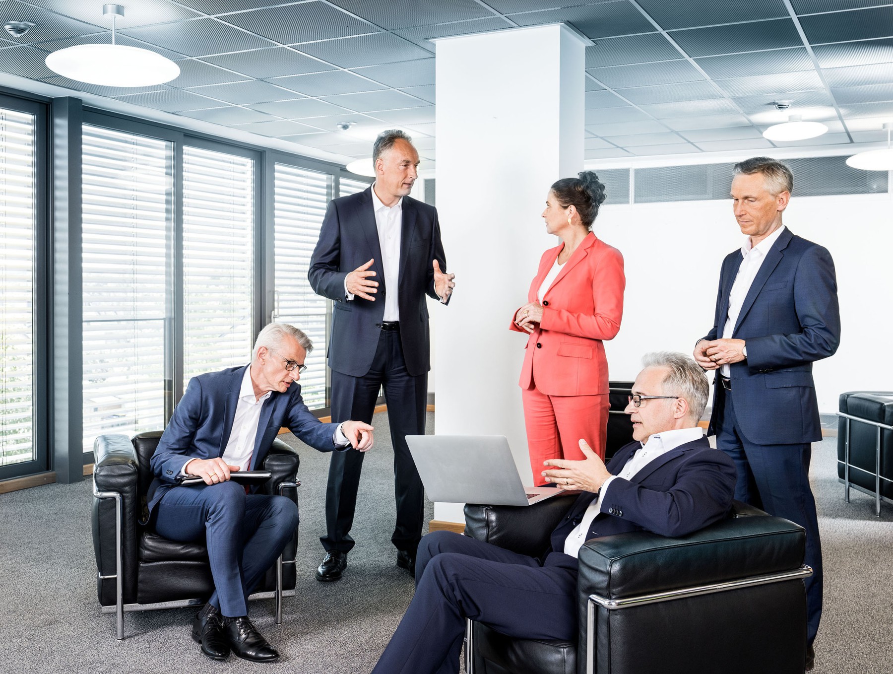 Gruppenbild Vorstand / SMS Group