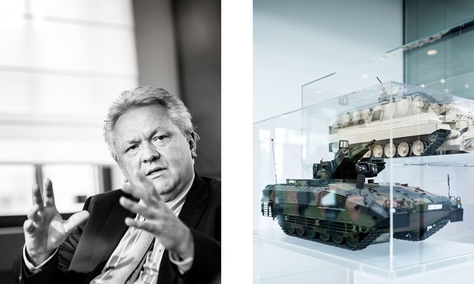 Armin Papperger, CEO Rheinmetall AG for Manager Magazin