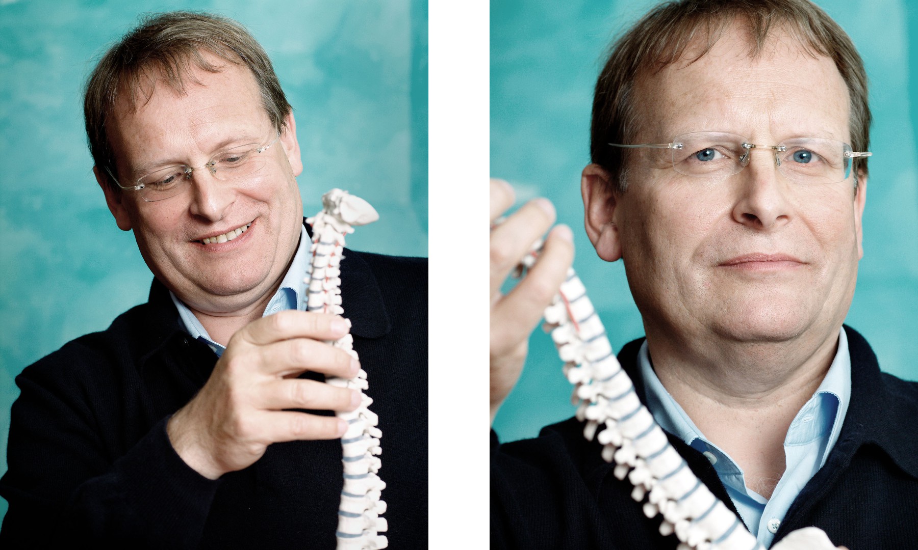 Prof. Dietrich Gr&ouml;nemeyer, Radiologe und R&uuml;ckenspezialist for Focus magazine