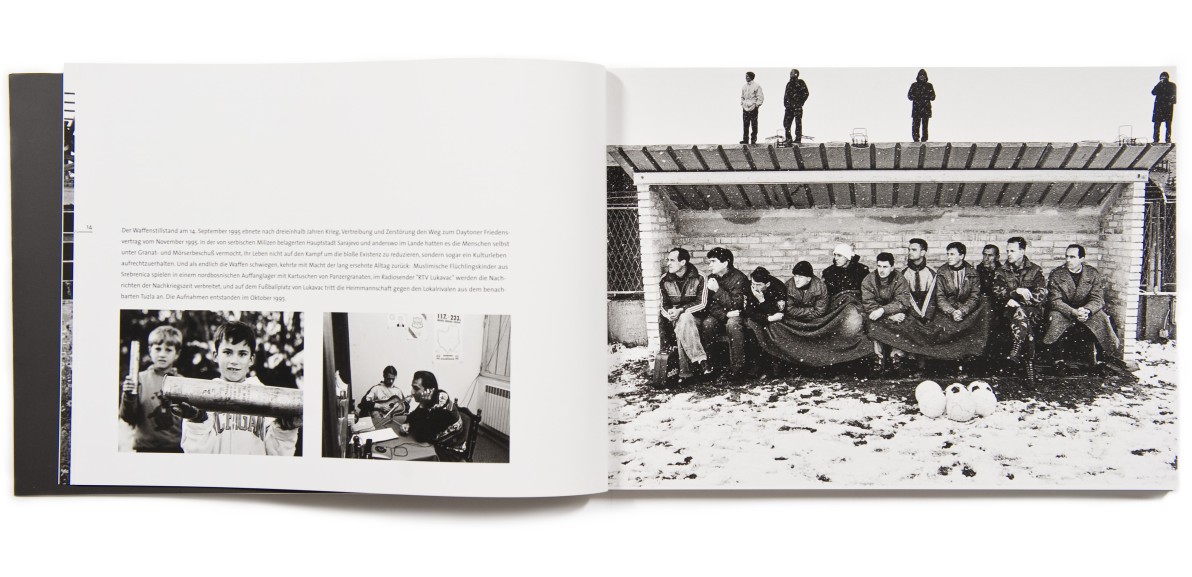 Das Buchprojekt dokumentiert die Nachkriegsjahre in Bosnien von 1995 bis 2001.